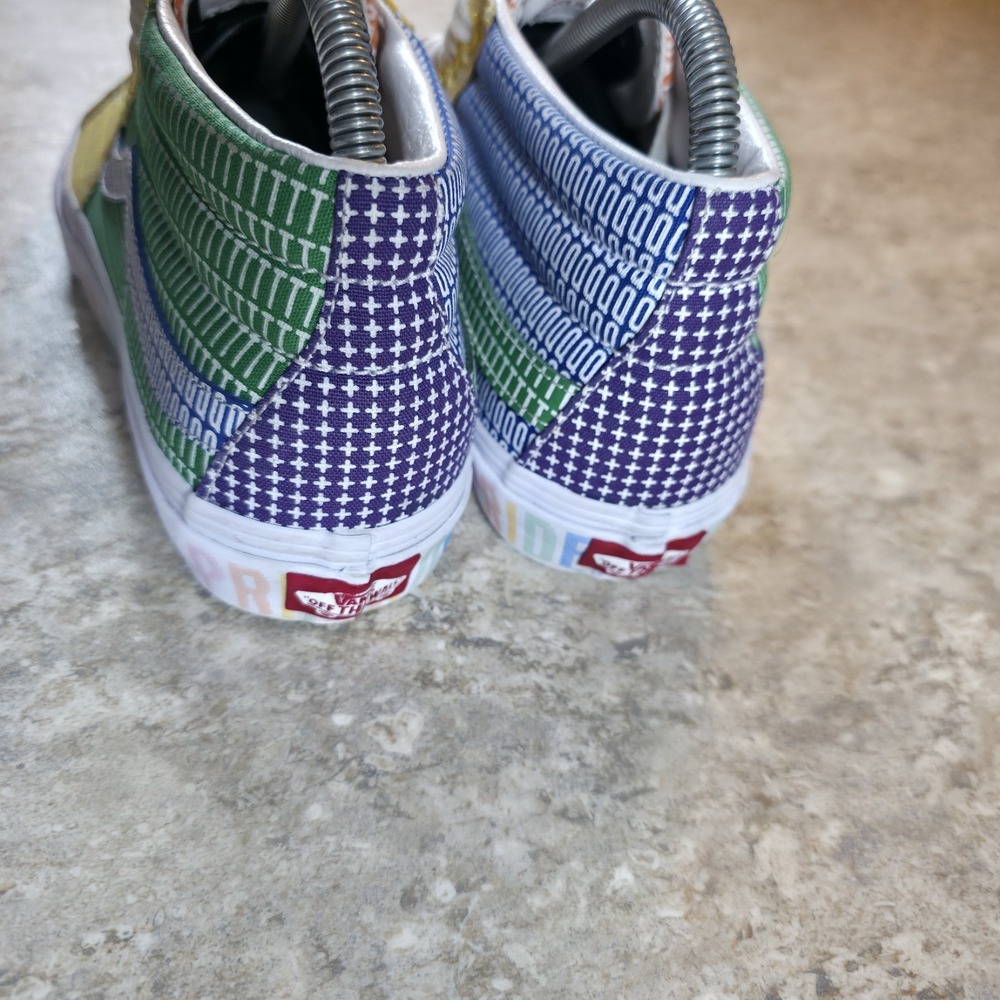 Vans SK8 Hi Pride Skateboarding Shoes Men's Size 6.5 / Womens Size 8 - Picture 6 of 9